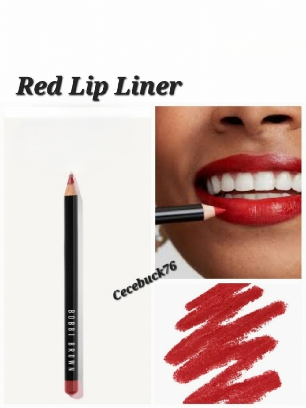 🌺Bobbi Brown Red Lip Liner Pencil